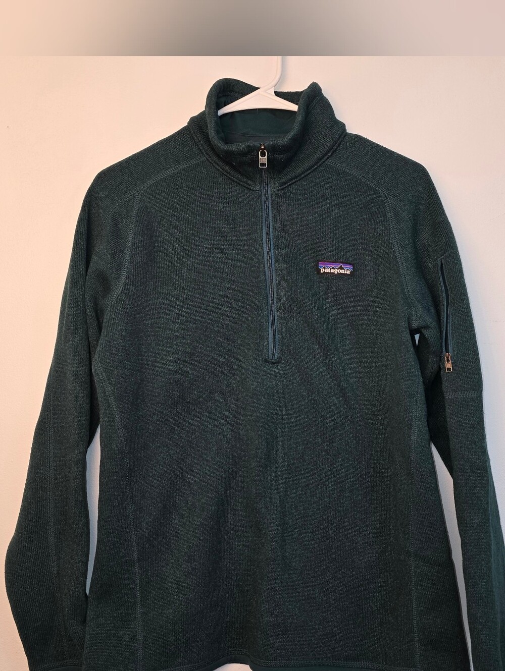 Patagonia Dark Turquoise Half-Zip Fleece Pullover